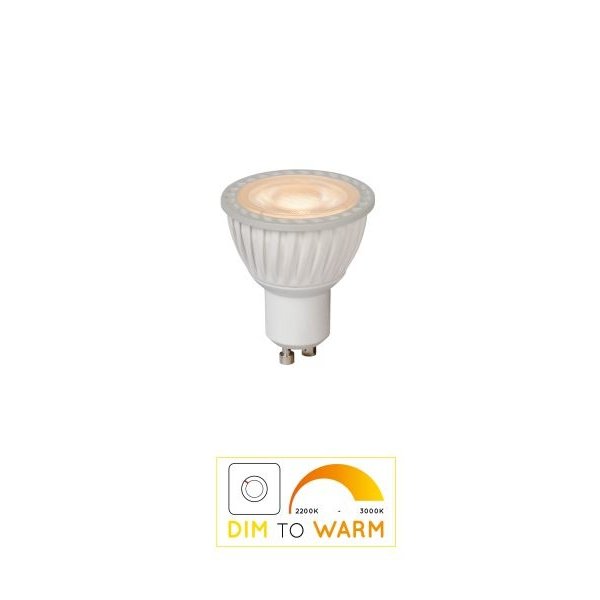 Lucide LED lamp GU10 dim to warm