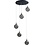 Master Light Hanglamp Bocca  rond 5 lichts