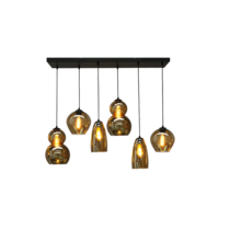 Master Light Quinto 6-light pendant lamp