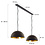 Steinhauer Hanging lamp Semicircle