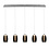 HighLight  Nebula 5-light pendant lamp