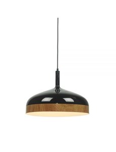 Licht &  Wonen Hanging lamp Moondrop with wood 45 cm