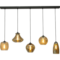Master Light Quinto 5-light pendant lamp