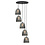 HighLight  Hanglamp  Bubbles 5  lichts  rond