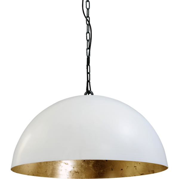 Master Light Hanging lamp Larino White/Gold