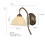 Steinhauer Wall lamp Capri Bronze