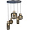 Master Light Hanging lamp Lett Matt Gold