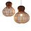 Villaflor Hanging lamp Rattan Labu M