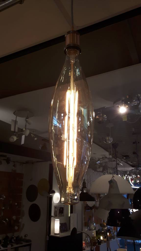 boeket Detecteerbaar Fauteuil Grote Filament Ellips Led lamp XXL van 8 watt - Light Collection