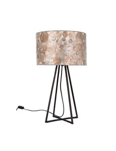 Villaflor Table lamp Coin Gold 50 cm