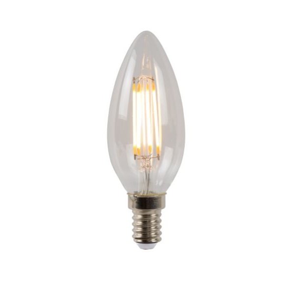 Lucide LED filament candle clear E14