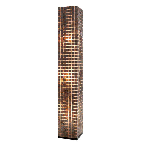 Villaflor Apollo Moni Gold square floor lamp