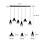 Steinhauer Hanging lamp Flere 6 lights