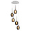 HighLight  Belle round 5-light pendant lamp