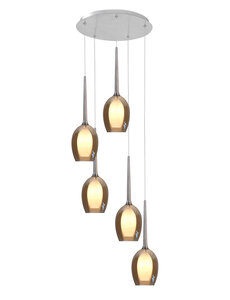 HighLight  Belle round 5-light pendant lamp