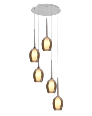 HighLight  Belle round pendant lamp, 5 lights