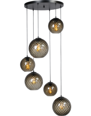 Master Light Hanglamp Baloton  6 lichts rond
