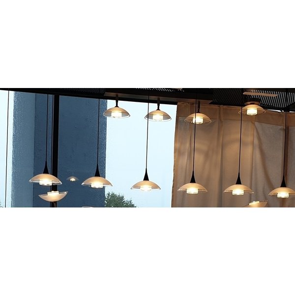 Master Light Hanging lamp Melani black 4 light LED