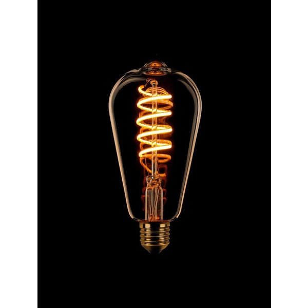 vloeistof zebra Afdrukken Led lamp filament 7 watt peer model, dimbaar met de 3 stappen dimmer -  Light Collection