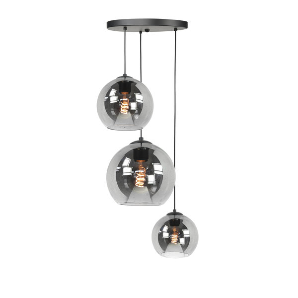 HighLight  Hanging lamp Globe 3 lights round