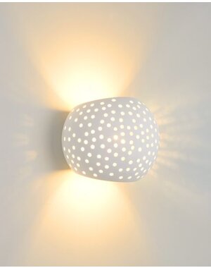 Lucide Gipsy wall lamp with holes