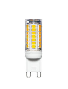 ETH Led lamp 2,3  watt G9  via stappen dimmer