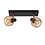 Lucide Ceiling spotlight Maren 2 light matt gold