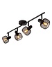 Lucide Ceiling spot Maren 4 light black