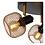 Lucide Ceiling spotlight Maren 3 lights matt gold