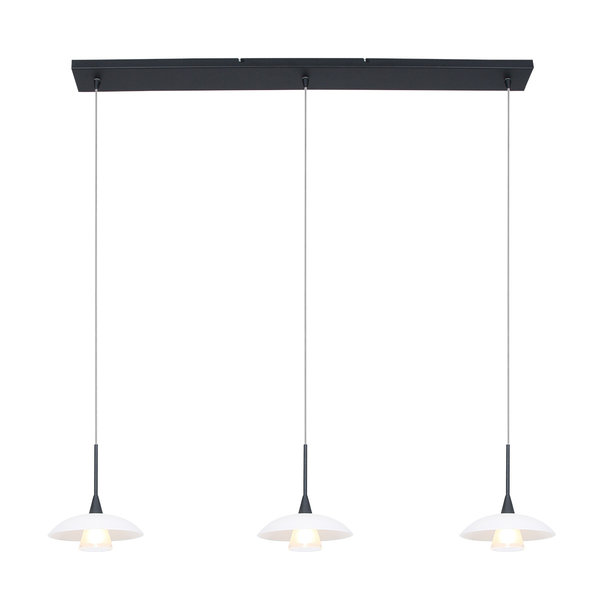 Steinhauer Hanging lamp Tallerken black