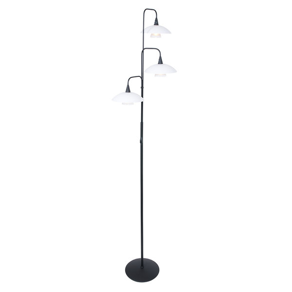 Steinhauer Floor lamp Tallerken black