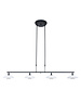 Steinhauer Hanging lamp Tallerken 4 lights black