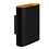 Lucide Wall lamp Ovalis Black-Gold