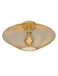 Lucide Ceiling lamp Mesh gold 45 cm