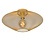 Lucide Plafondlamp Mesh goud 45 cm