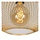 Lucide Ceiling lamp Mesh gold 45 cm