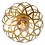 Lucide Ceiling lamp Wolfram gold