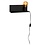 Lucide Sebo black wall lamp