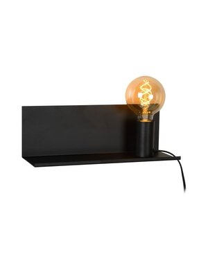 Lucide Sebo black wall lamp
