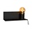 Lucide Sebo black wall lamp