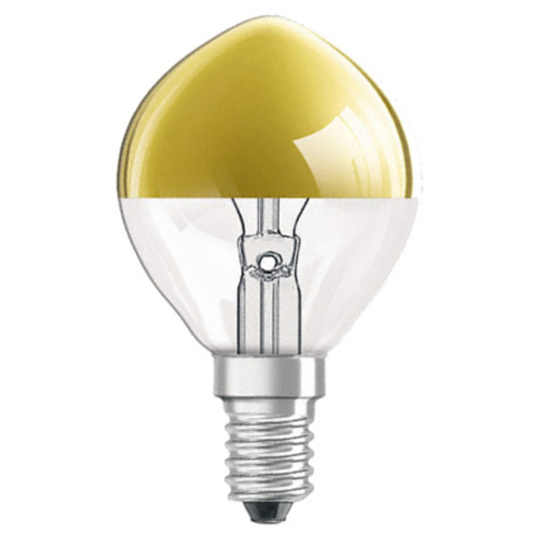 Osram Head mirror ball lamp Gold E14