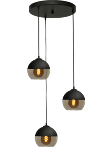 Master Light Hanging lamp Opaco 3 lights round