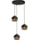 Master Light Hanging lamp Opaco 3 lights round