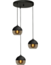 Master Light Hanging lamp Opaco 3 lights round