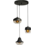 Master Light Hanging lamp Opaco 3 lights round