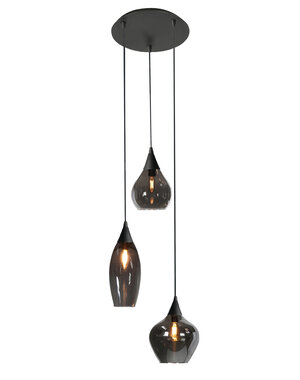 HighLight  Cambio 3-light round pendant lamp