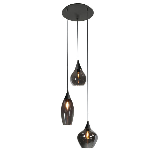 HighLight  Cambio 3-light round pendant lamp