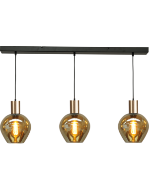 Master Light Bounty 3-light bar pendant lamp