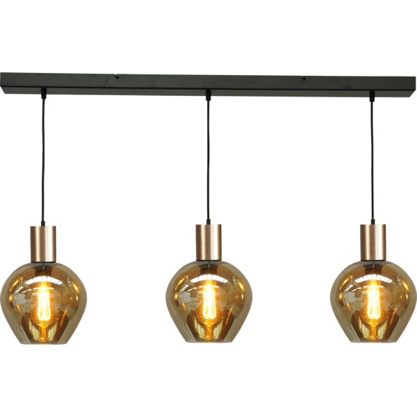 Master Light Bounty 3-light pendant lamp