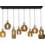 Master Light Bounty 8-light pendant lamp